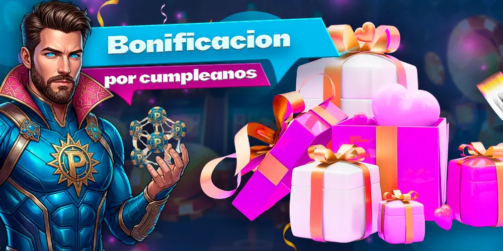 Regalos del casino para los que cumplen años.