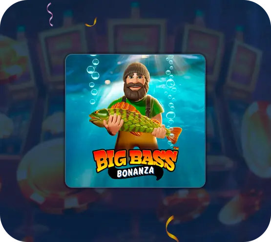 Giros gratis en el juego Big Bass Bonanza.