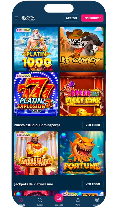 La variedad de juegos de azar en los casinos.