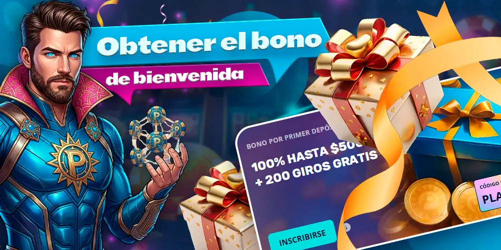 Recoge tu primer bono de bienvenida.